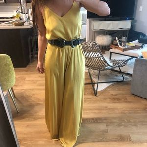 Zara mustard yellow jumpsuit sz small